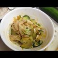 飛鳥あみちむ's cooksnap of when they made 鶏皮ときゅうりのコチュポン和え❀.
