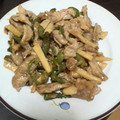 mmh26's cooksnap of when they made 豚肉とたけのことピーマンの炒め物.