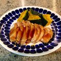 ぶ〜こ♡'s cooksnap of when they made ★鶏むね肉のやわらかチャーシュー★.
