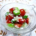 かこ☆かっちゃん's cooksnap of when they made オクラとミニトマトの塩麹おろし酢和え.