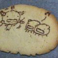 Nokuto6927's cooksnap of when they made チョコでかんたん♥キャラクッキー.