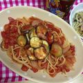 いわさきさん's cooksnap of when they made ナスとトマト缶のパスタ.