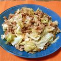 おおたち's cooksnap of when they made 豚肉とキャベツのさっぱり炒め☆梅風味.