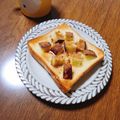 もふもふクロさん's cooksnap of when they made さつま芋でシナモントースト.