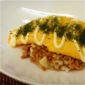 mika0606's cooksnap of when they made 納豆オムレツ　～らっきょうとチーズ.
