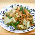 森のリラックマ's cooksnap of when they made 挽肉と野菜のカレー風味焼きそば.