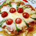 マロンまろんママ's cooksnap of when they made かんたん　じゃがいもピザ.