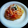 ym＊tn's cooksnap of when they made ノンオイルツナ缶でトマトクリームパスタ.