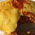 yumerabbit's cooksnap of when they made 簡単・美味しいオムライスー！.