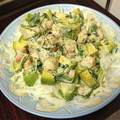 Naragon's cooksnap of when they made アボカドとエビのにんにく醤油マヨ.