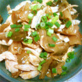 チビ太のおでん's cooksnap of when they made ささみとザーサイ＆葱のピリ辛和え♬♩♫♪.