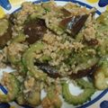 マンゴー大好きっ子's cooksnap of when they made ナスとゴーヤーの鶏ひき味噌炒め.