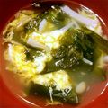 makihide's cooksnap of when they made 鶏ガラ風味の卵スープ.