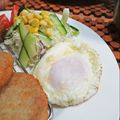 イベ長's cooksnap of when they made 朝食に✿簡単チーズの目玉焼き.