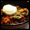 mecook's cooksnap of when they made 簡単☆お母様直伝♪にらミンチ丼.