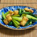 コムギ大好き's cooksnap of when they made サッと簡単【小松菜と油揚げのだし炒め】.