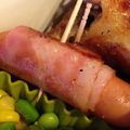 ぶ〜こ♡'s cooksnap of when they made お弁当に♪ソーセージのベーコン巻き.