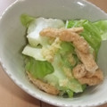 きらり流れ星's cooksnap of when they made キャベツと油揚げの胡麻和え.