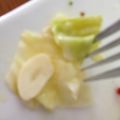 なかつかさのたいふ's cooksnap of when they made キャベツとガーリックのピリ辛マヨパスタ.