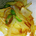 ちょここぁ's cooksnap of when they made ✿たまねぎとえだ豆とさくらえびのかき揚げ.