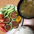 MManzsimsc's cooksnap of when they made ゴーヤハンバーグ♪.