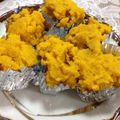 MManzsimsc's cooksnap of when they made かぼちゃの巾着.