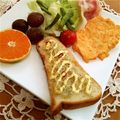 ルリナ's cooksnap of when they made 簡単♪美味しい♪　しらすトースト.