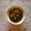 UMAe's cooksnap of when they made つるむらさきのナムル.
