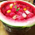 うめさきさん's cooksnap of when they made あっという間♪スイカのフルーツポンチ.
