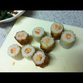 mii9171's cooksnap of when they made 鮭フレークマヨinちくわ◎.