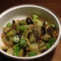 Artigiano's cooksnap of when they made 茄子とオクラと納豆辛味梅和え.