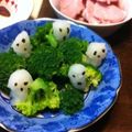 えだまめじろう's cooksnap of when they made シシ神の森風サラダの盛りつけ･コダマ乗せ.