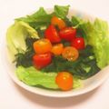 cozynook's cooksnap of when they made レタスとわかめたっぷりのサラダ♪.