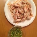 なかめぐ1981's cooksnap of when they made 鶏胸肉のネギ塩レモンソース。.