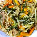 きなこﾐﾙｸ's cooksnap of when they made 豚肉ともやしの中華あん★.