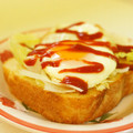 ななクレープ's cooksnap of when they made いつもと違う目玉焼きトースト.