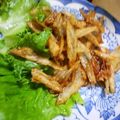 ユーロン's cooksnap of when they made 味見でなくなる？！サクサク揚げごぼう.