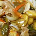 ☆ボンバー☆'s cooksnap of when they made 茄子ピーマン豚肉のオイスター中華炒め.