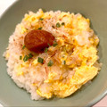 悠LOVE航's cooksnap of when they made 卵としらすのおじや.