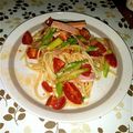 daisykumi's cooksnap of when they made 暑い日に♪トマトとアスパラの冷製パスタ☆.