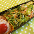 m@n@'s cooksnap of when they made 豆苗と桜海老の塩昆布炒め♪.