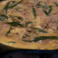 ばぢこ's cooksnap of when they made ネギと高野豆腐の卵とじ.