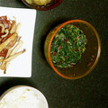 yukichi2's cooksnap of when they made 簡単♪モロヘイヤの梅和え.