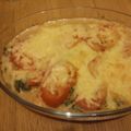leomamma's cooksnap of when they made まるごと！にんにくとサーモンのグラタン.