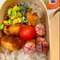 mtatsue's cooksnap of when they made レンジ1分！枝豆コーンのバター醤油☆弁当.