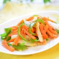 さとみわ's cooksnap of when they made 竹輪と細切り野菜の塩麹炒め.