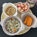 ぴこちゃん♡'s cooksnap of when they made 離乳食完了期～幼児食　わかめ炊き込みご飯.