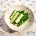 クレイプメートル's cooksnap of when they made 塩麹とレモンで☆キュウリの浅漬け。.