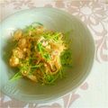 ニコニコまっきー's cooksnap of when they made 豆苗とさきいかの卵炒め.