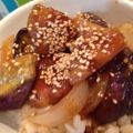 ダビデ's cooksnap of when they made 夏バテ知らず!!豚肉と茄子のスタミナ丼.